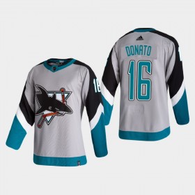 San Jose Sharks Ryan Donato 16 2020-21 Reverse Retro Authentic Shirt - Mannen